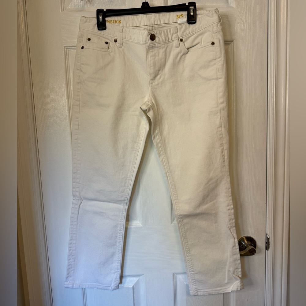 Jcrew White Jeans
